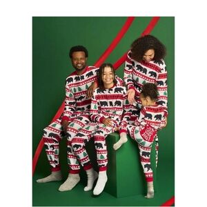 Festive Family Pajama Set - Red and White